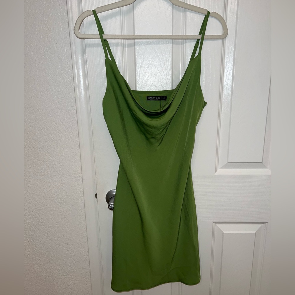 Nasty gal green mini dress